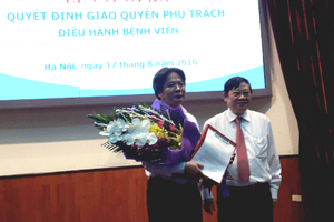 Bổ nhiệm Phó Giám đốc phụ trách điều hành Bệnh viện Việt Đức 