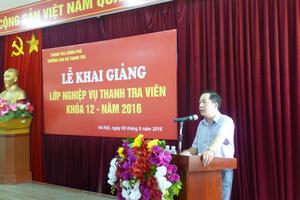 Khai giảng lớp thanh tra viên K12