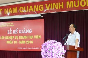 Bế giảng lớp thanh tra viên K10