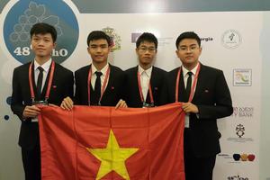 Việt Nam đoạt 2 Huy chương Vàng Olympic Hoá học quốc tế 