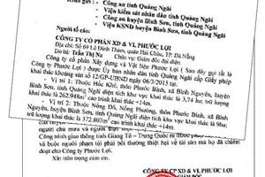  Chủ mỏ tố nhà thầu Trung Quốc múc trộm đất