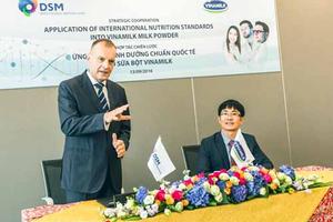 Vinamilk hợp tác chiến lược với Tập đoàn DSM