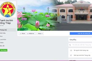 Thanh tra tỉnh tiếp nhận phản ánh qua facebook