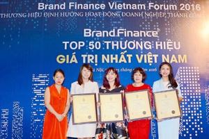 Vingroup sở hữu 5 danh hiệu Thương hiệu Giá trị nhất Việt Nam