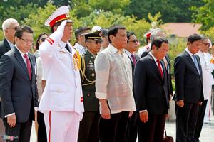 Chủ tịch nước Trần Đại Quang tiếp Tổng thống Philippines