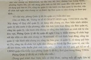 Hà Nội: Mua chung cư giá "vàng ròng", tập thể cư dân "vỡ mộng" kêu cứu