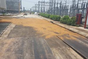 Vĩnh Phúc: Giấu nhẹm thông tin tràn hàng tấn dầu từ trạm biến áp 220 KV ra môi trường