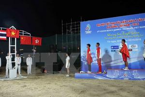 Đoàn Thể thao Việt Nam giữ ngôi đầu bảng đại hội thể thao bãi biển
