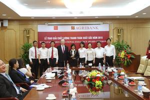 Agribank nhận giải thưởng Chất lượng Thanh toán quốc tế xuất sắc