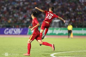 Hạ Kyrgyzstan, U16 Việt Nam xuất sắc vào tứ kết giải châu Á