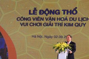 Lễ động thổ Dự án Công viên Kim Quy tại Hà Nội