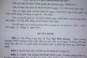 Chống tham nhũng kiểu… quận 7