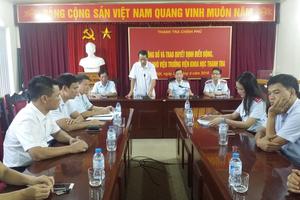Điều động, bổ nhiệm Phó Viện trưởng Viện Khoa học Thanh tra