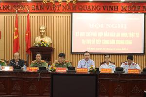 Phối hợp đảm bảo an ninh, trật tự tại Trụ sở Tiếp công dân Trung ương