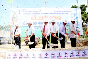 Khởi công D.A cấp điện nông thôn từ lưới điện quốc gia tỉnh Khánh Hòa