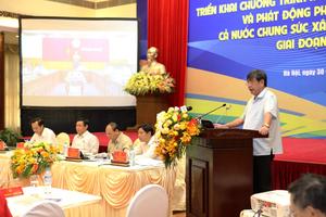 Chủ tịch Agribank dự hội nghị toàn quốc về xây dựng nông thôn mới