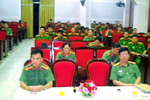 Công an tỉnh Cao Bằng: Tập huấn nghiệp vụ công tác thanh tra   	