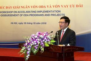 Thúc đẩy giải ngân vốn ODA và vốn vay ưu đãi