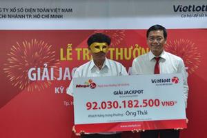 Không có chuyện thu hồi giải xổ số 92 tỷ đồng