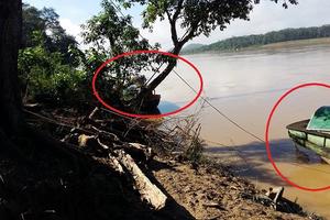 Bãi cát trái phép “khổng lồ” tại Xuân Tường