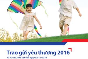 Chương trình khuyến mại chuyển tiền kiều hối WU “ Trao gửi yêu thương 2016”