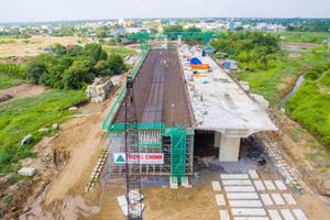 Liên danh Samwhan - Vạn Cường thi công chậm gần 30% so với kế hoạch