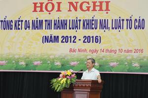 Bắc Ninh: Tổng kết 4 năm thi hành Luật KN, Luật TC