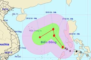 Bão Tokage vào Biển Đông, hướng đi dự báo gấp khúc phức tạp
