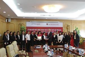 Agribank nhận giải thưởng “Chất lượng Thanh toán quốc tế xuất sắc năm 2016”