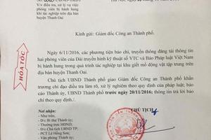 Chủ tịch Hà Nội Nguyễn Đức Chung chỉ đạo xử lý vụ 2 phóng viên bị đánh
