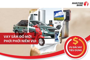 Mua sắm thỏa thích với nhiều ưu đãi trả góp qua thẻ tín dụng Maritime Bank