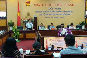 Giải quyết KN, TC là nhiệm vụ quan trọng của công tác xây dựng chính quyền