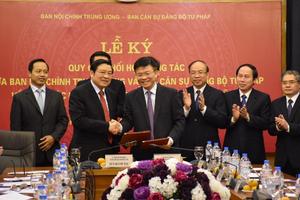 Ban Nội chính Trung ương phối hợp với Bộ Tư pháp PCTN