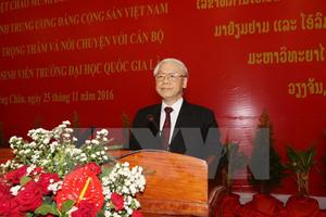 Tổng Bí thư: Quan hệ đặc biệt Việt-Lào là tài sản chung vô giá