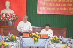 Kiểm tra, giám sát, đôn đốc công tác PCTN tại Quảng Ngãi