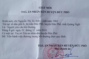 TAND huyện thương lượng bồi thường oan sai cho giám đốc Cty Tú Anh