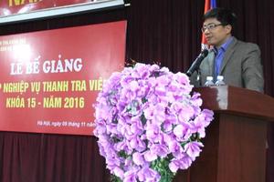Bế giảng lớp thanh tra viên K15