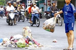 Vứt rác bừa bãi, đi vệ sinh không đúng chỗ sẽ bị phạt nặng