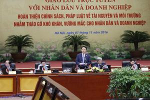 Lắng nghe dân, doanh nghiệp để hoàn thiện pháp luật tài nguyên và môi trường