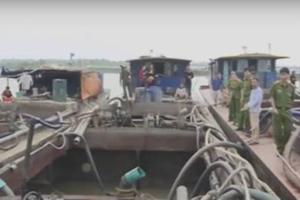  Xử phạt 7 tàu hút cát trái phép 303 triệu đồng