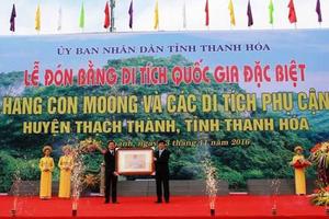 Hang Con Moong được công nhận di tích Quốc gia đặc biệt