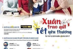“Xuân trao gửi - Tết yêu thương” với dịch vụ nhận tiền kiều hối của BIDV  