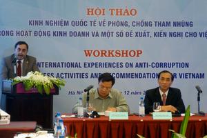 Tham vấn kinh nghiệm quốc tế về PCTN trong kinh doanh