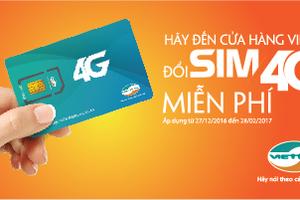 Sẵn sàng khai trương 4G, Viettel bố trí hơn 1.600 điểm đổi SIM 4G miễn phí 