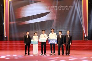 Tập đoàn GFS tài trợ 200 triệu đồng cho học sinh đoạt giải Olymic Quốc tế 