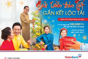 Gửi tiền tại VietinBank đón lộc đầu năm