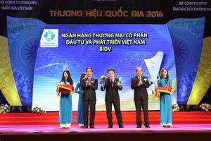 BIDV lần thứ 5 liên tiếp được vinh danh “Thương hiệu Quốc gia”