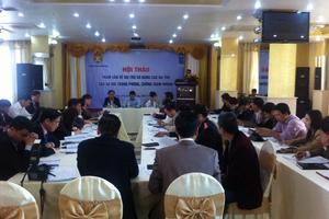 Hội thảo tham vấn vai trò và nâng cao vai trò của xã hội trong PCTN