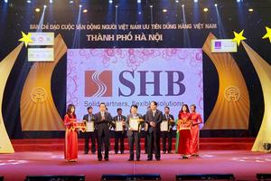 SHB là 1 trong top 10 “hàng Việt Nam được người tiêu dùng yêu thích"