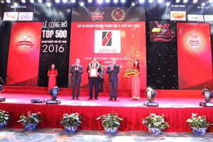 Agribank đạt TOP50 doanh nghiệp thành tựu theo bảng xếp hạng VNR500